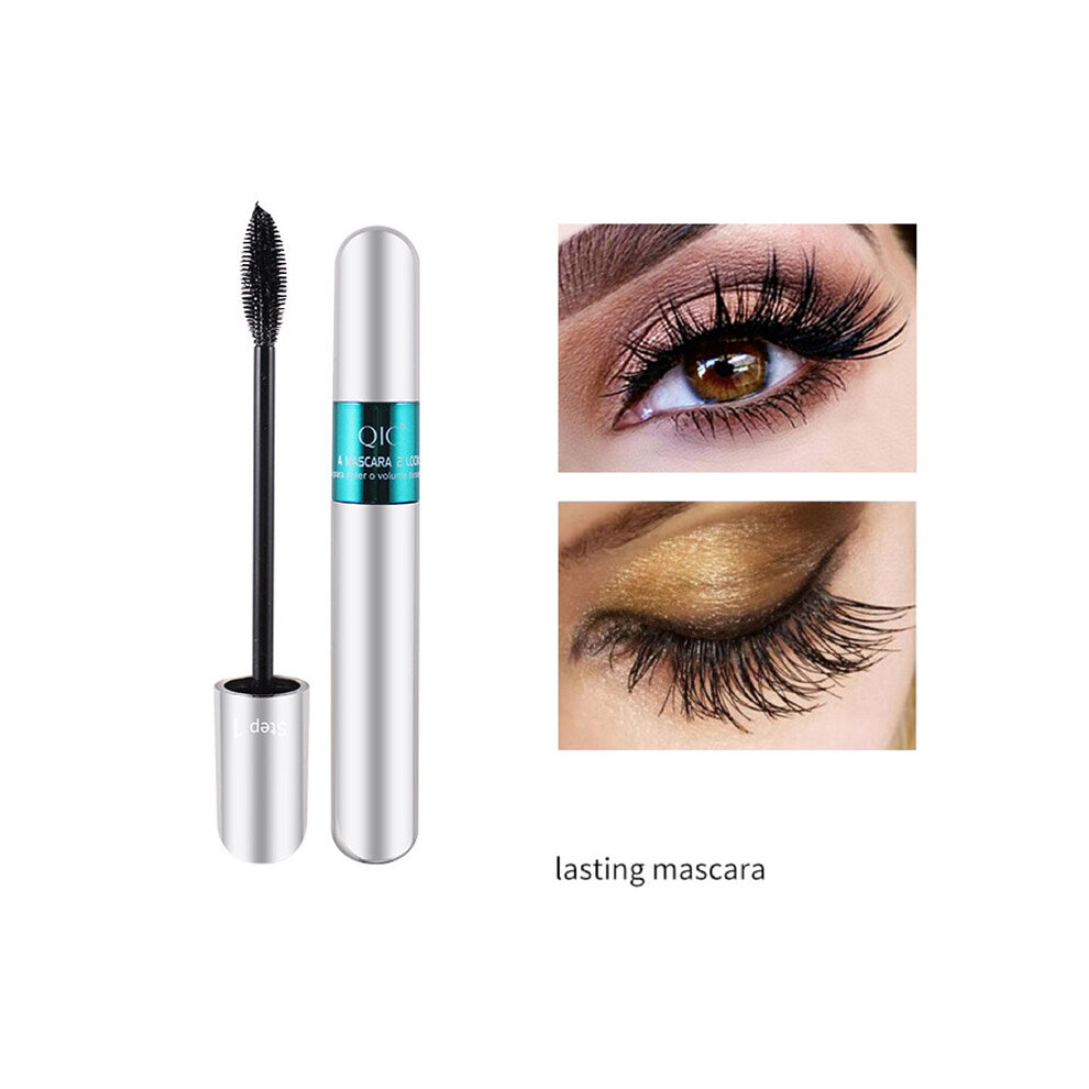 Wejoy 4D Silk Fiber Mascara Waterproof And Easy To Dry Natural Soft Long Eyelash Makeup Mascara Black Thick Eyelash Cosmetics