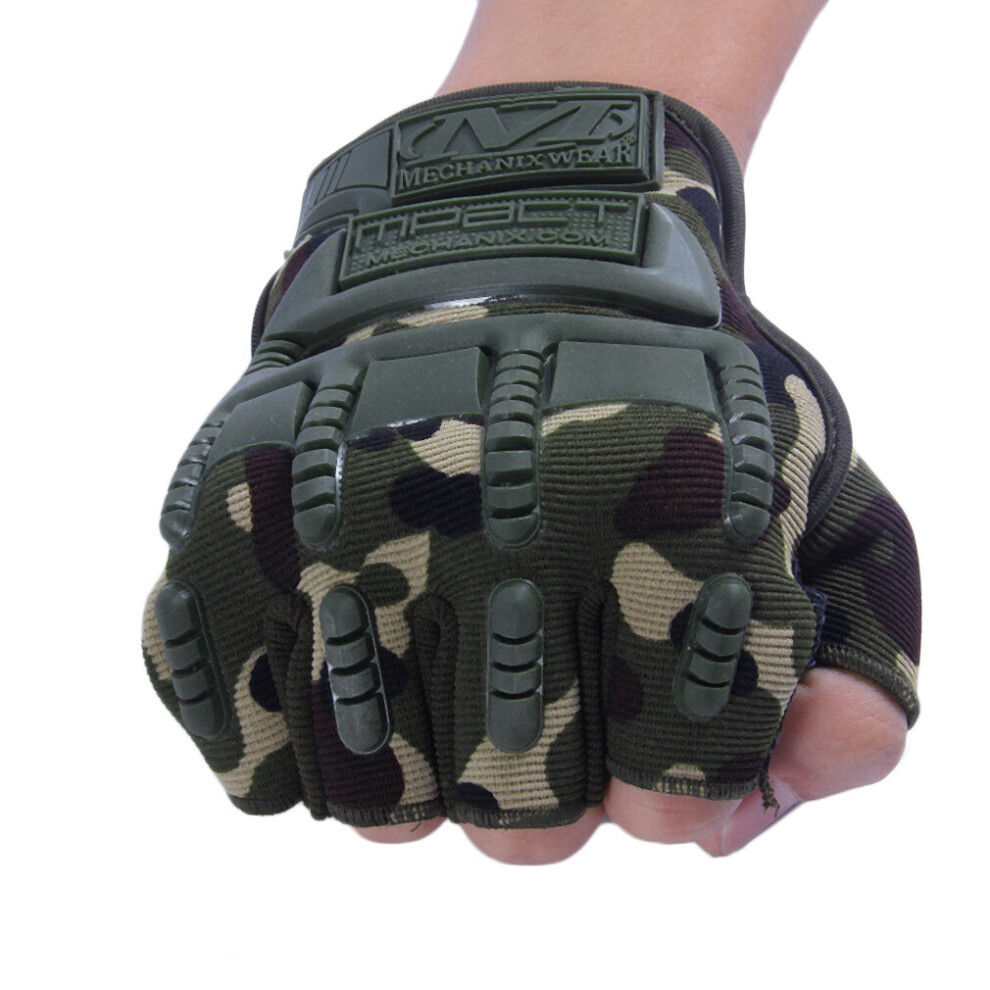 Tactical Half Finger Gloves Outdoor Sports Military Army Sports Hiking Fishing 5063131589634