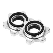 25m Spinlock Collars Barbell Collar Lock Barbell Clip Dumbell Clamps Weight Lifting Bar Solid Steel Collars Dumbell Accessory