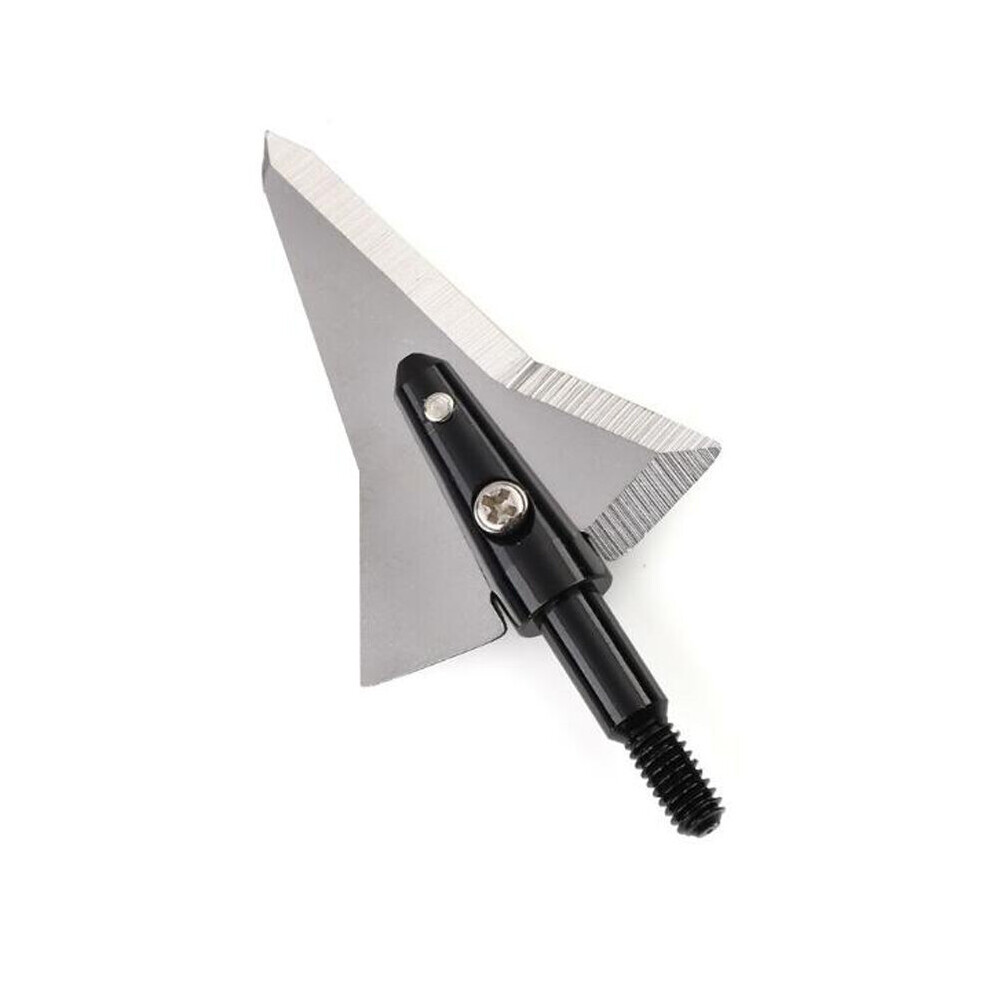 3/6/12pcs Archery 125 Grain Blade Broadhead Hunting Arrow Head Point Tips