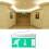 Emergency Exit Sign Light Acrylic LED Emergency Exit Lighting Sign Safety Evacuation Indicator Light 110-220V 4