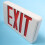 Illuminated Multifunctional Letter Exit Sign Lighting With Battery Backup Electric Emergency Lamp Hardwired Compact Safe Light 7