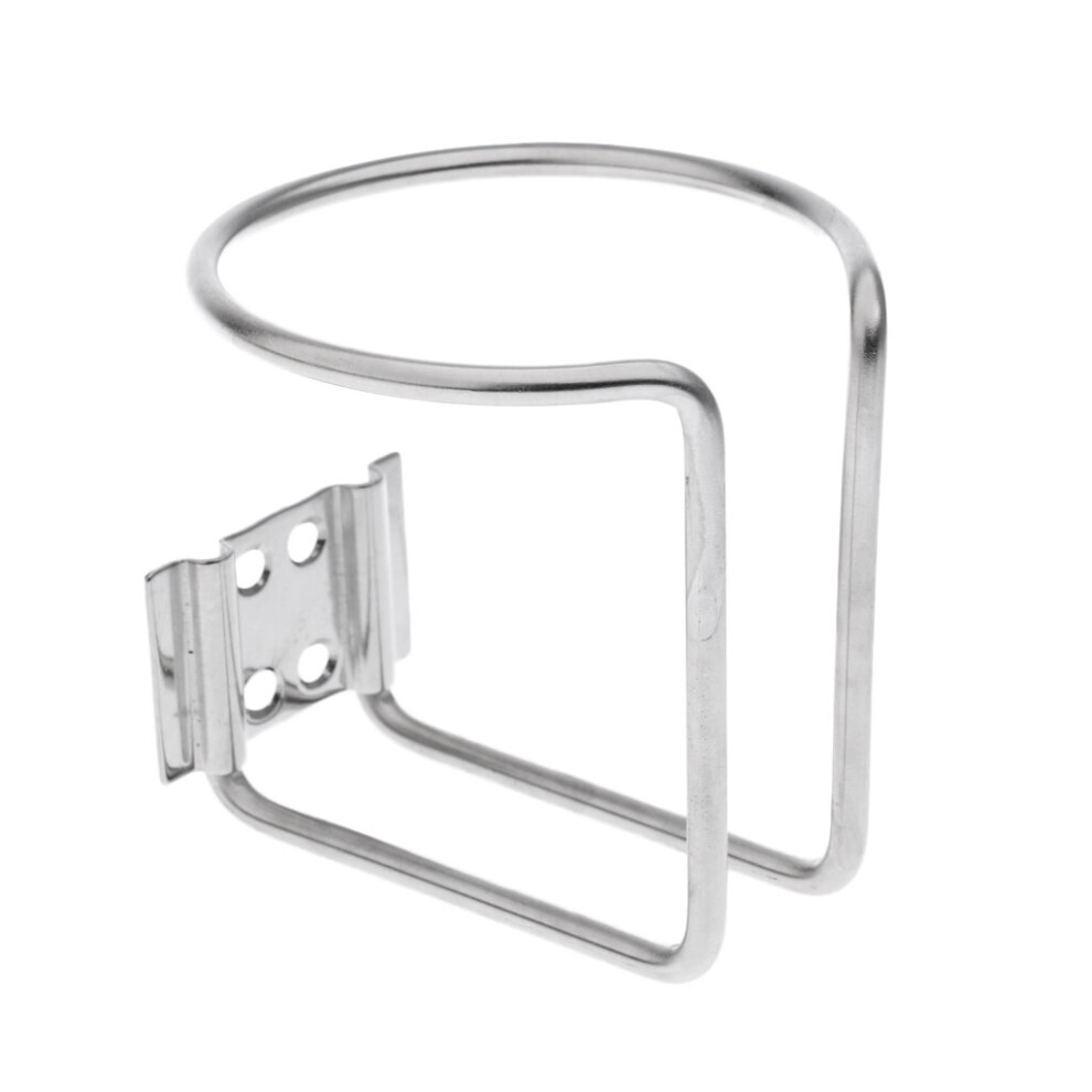Durable And Steady Stainless Steel Boat Ring Cup Drink Holder Screw Mounted 5063131538335