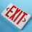 Illuminated Multifunctional Letter Exit Sign Lighting With Battery Backup Electric Emergency Lamp Hardwired Compact Safe Light 3