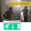 Emergency Exit Sign Light Acrylic LED Emergency Exit Lighting Sign Safety Evacuation Indicator Light 110-220V 7
