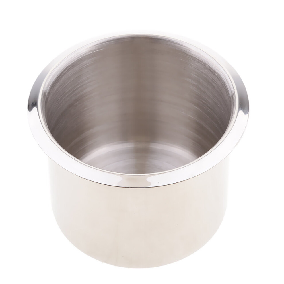 Stainless Steel Recessed Cup Drink Holder For Marine Boat Rv Camper Rust Proof And Corrosion Protection Smooth Surface 5063131538342