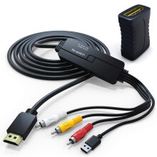 connection TV Stick 1080P resolution HDMI-compatible to 3rca USB charging port for TV BOX/PS3 with projector HDTV cable