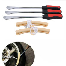 5pcs Tire Change Tool Set Tire Disassembly Assembly Set Kit Tire Spoon Lever Tools Rim Protector Sheaths For Motorcycle Car