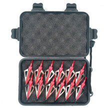 Linkboy Archery A Box Hunting Arrow Heads Archery 100/125 Grain Aluminum Arrowhead Hunting Sharp Arrow Head Field Point Tips