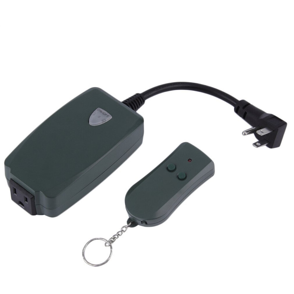 Outdoor Remote Control Outlet Wireless Light Switch Socket Us Plug Waterproof 5063131634846