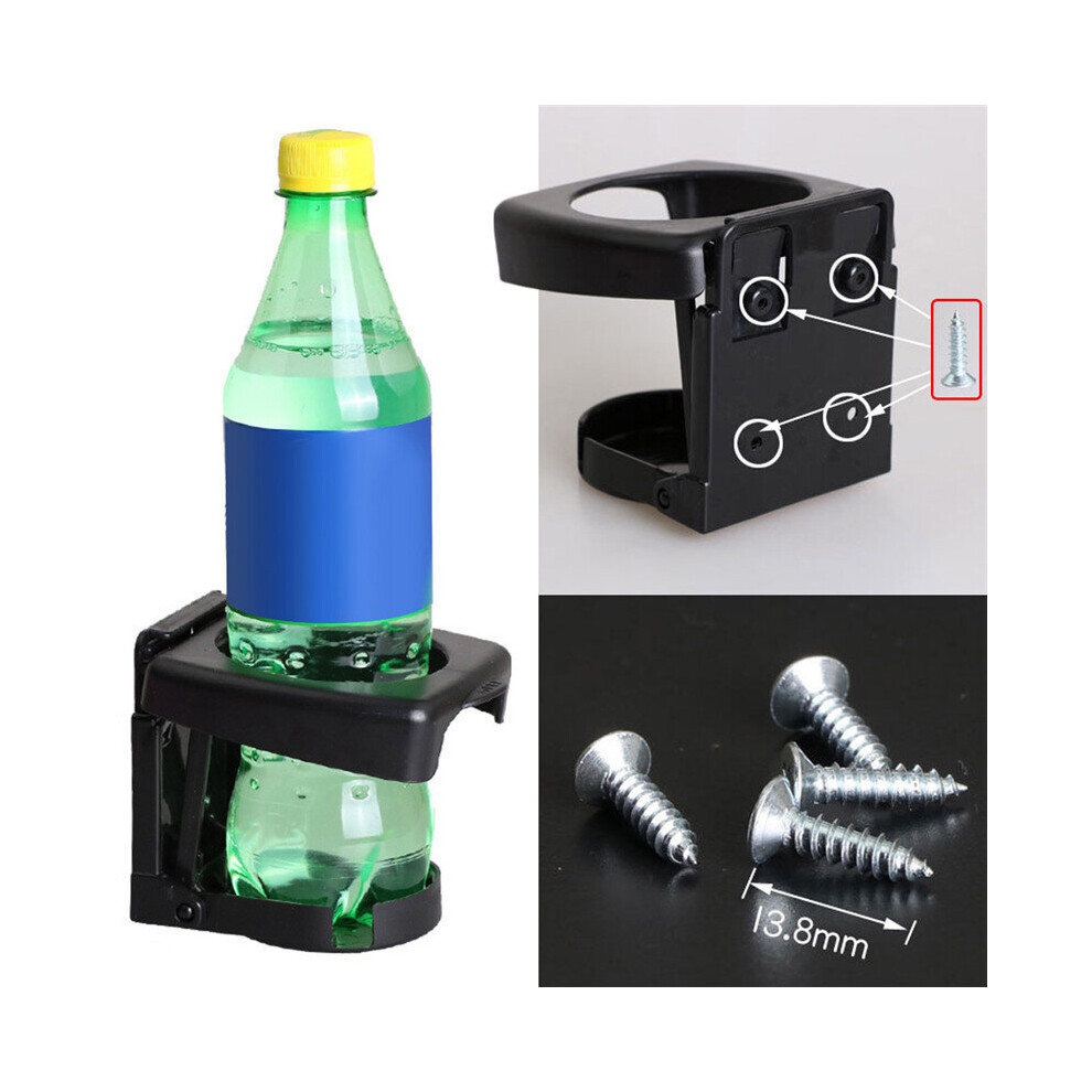 Universal Car Vehicle Truck Folding Beverage Drink Holder Bottle Stand Cup Mount For Car Van Truck Tractor Workshop Boat 5063131433012