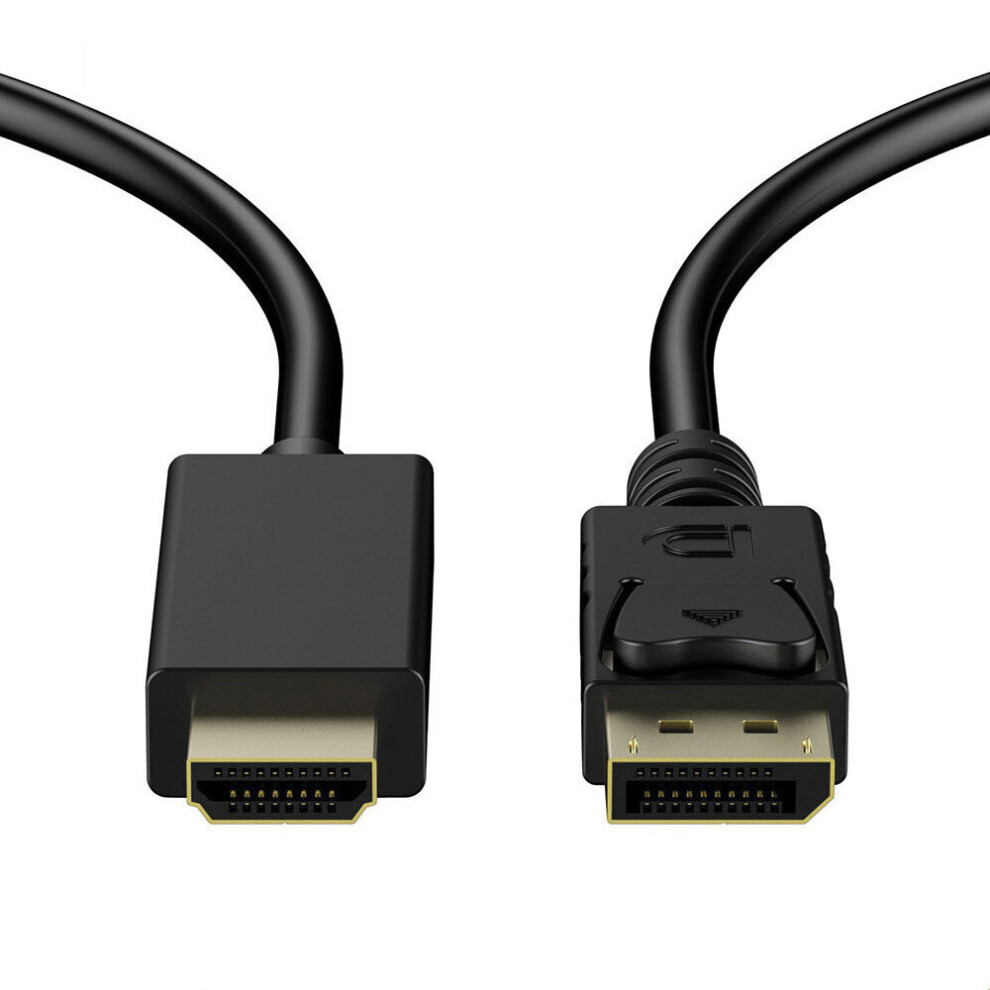 1080P 60Hz Displayport To Hdmi Adapter Cable Male To Male Plated Dp To Hdmi Cable For Pc Laptop Hd Projector 1.8M 3M Gold 5063131577624