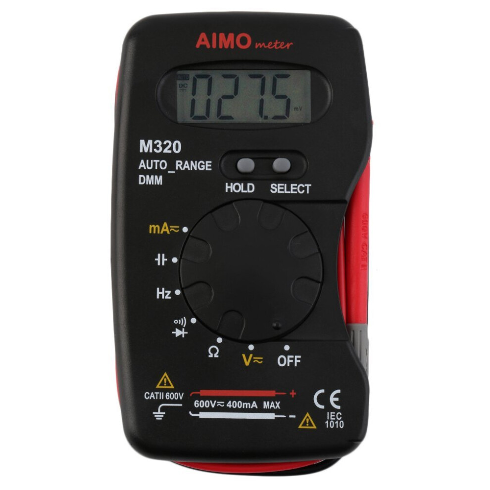 Pocket Digital Multimeter Dmm Frequency Capacitance Tester Auto Range Tester 5063131594270