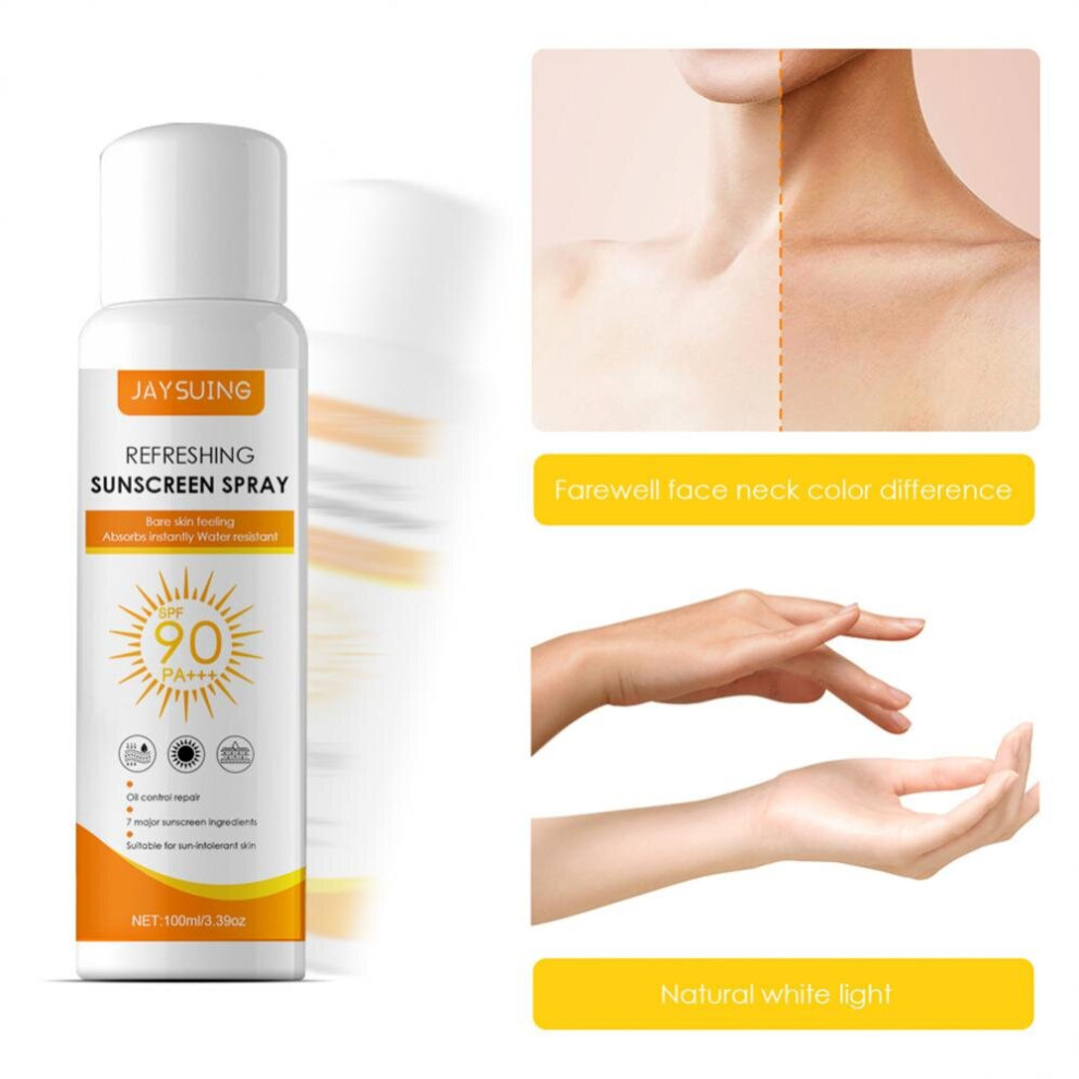 Wejoy Cream Body Sunscreen Spray Whitening Sun Spf90 Sunblock Skin Protective Anti-Aging Facial Solar Blocker 100Ml Skin Care