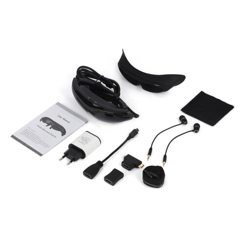 Head-mounted Display FPV Aerial Video 3D Glasses Black for DJI Phantom 3 1