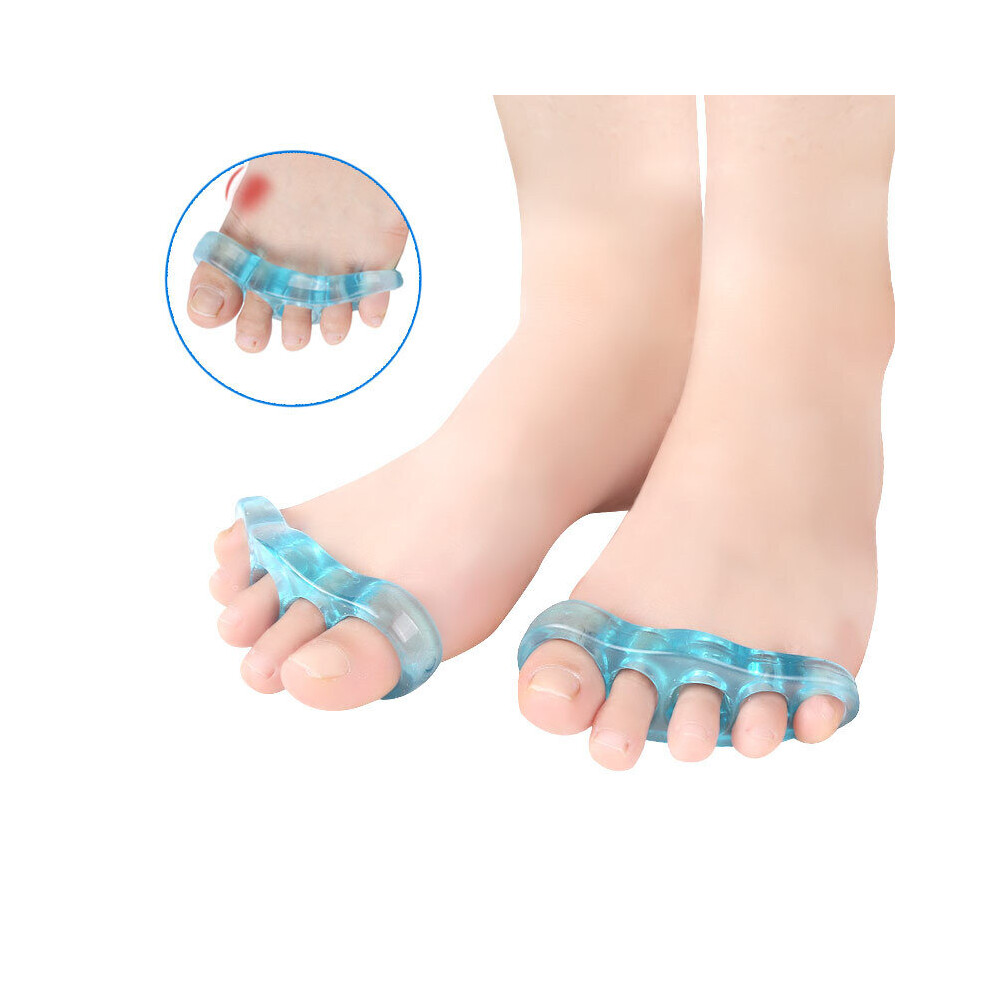 Wejoy Silicone Insole,Toe / Finger Separator Feet Reusable Nail Art Manicure Pedicure Foot Braces Washable Foot Care Insole