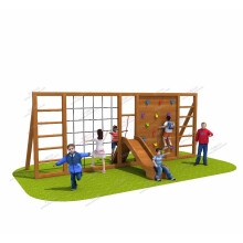 exported to Romania Antirot Kindergarten/school Wooden Playground Equipment CE/TUV/ISO Certified Kids Outdoor Play Facilities