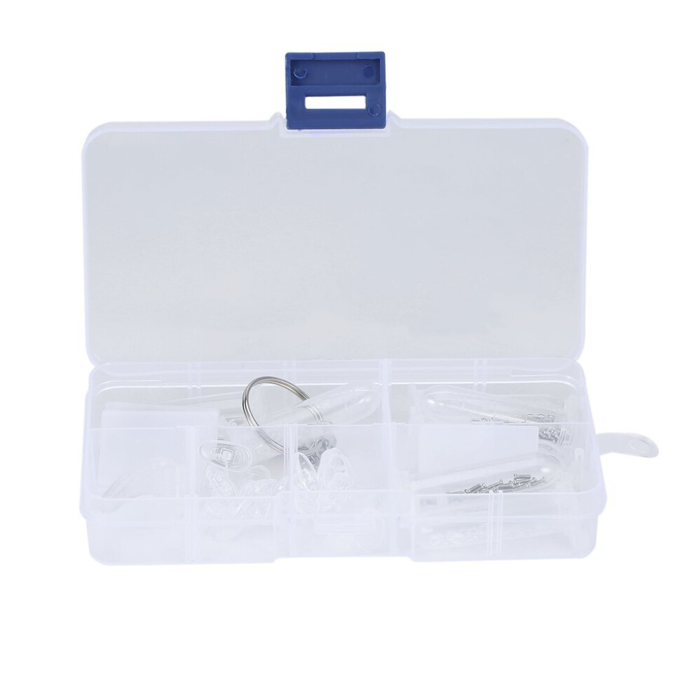 Sun Glasses Eyeglass Optical Repair Tool Screw Nut Nose Pad Assortment Set 5063131594348