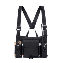 Multicam Tactical Molle Vest Ammo Chest Rig Adjustable Hunting Airsoft Paintball Gear Vest Radio Harness AK 47 Magazine Pouch