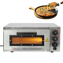 16inch Electric Pizza Oven Machine Deck Commercial Home Baking Forno Pizza Fire Stone Catering Asbestos Roaster 1.2KW