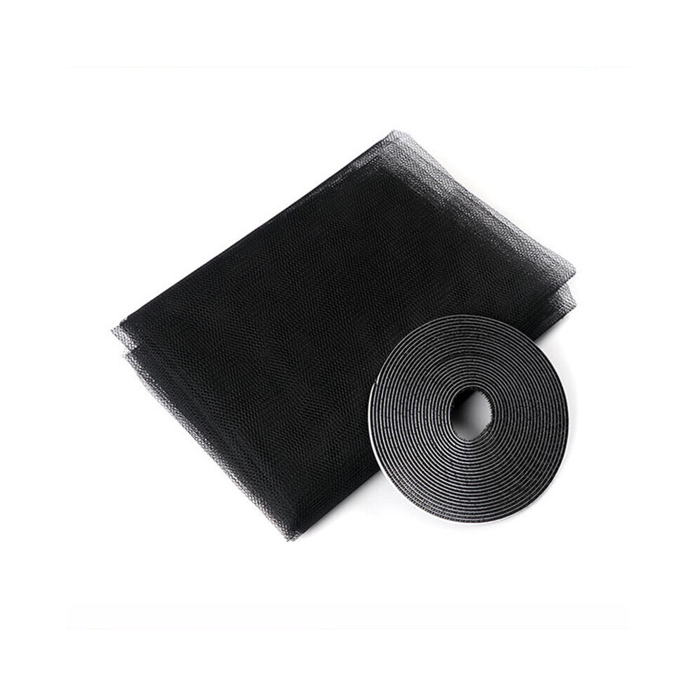 Bug Flying Door Self Room Window Protector Black Screen Curtains 130X150cm Nets Netting Anti Cortinas Insect Indoor Mosquito New 5063131396935