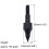 MUCX 12pcs 100 Grain Archery Broadheads Field Points Practice Arrowhead Target Tips Black Silver Sharp Head Round Head 3