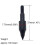 MUCX 12pcs 100 Grain Archery Broadheads Field Points Practice Arrowhead Target Tips Black Silver Sharp Head Round Head 4