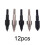 MUCX 12pcs 100 Grain Archery Broadheads Field Points Practice Arrowhead Target Tips Black Silver Sharp Head Round Head 1