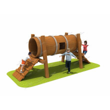 Antirot Kindergarten/school Wooden Playground Equipment CE/TUV/ISO Certified Wooden Tunnel Safety Kids Outdoor Play Facilities