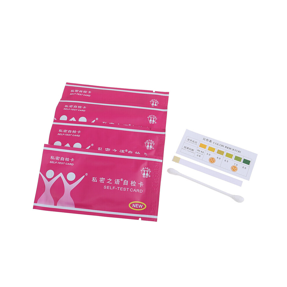 Wejoy 5 Pcs Female Vaginal Test Card Vaginal Woman Gynecological Test Card Inflammation Test Card Female Health Care