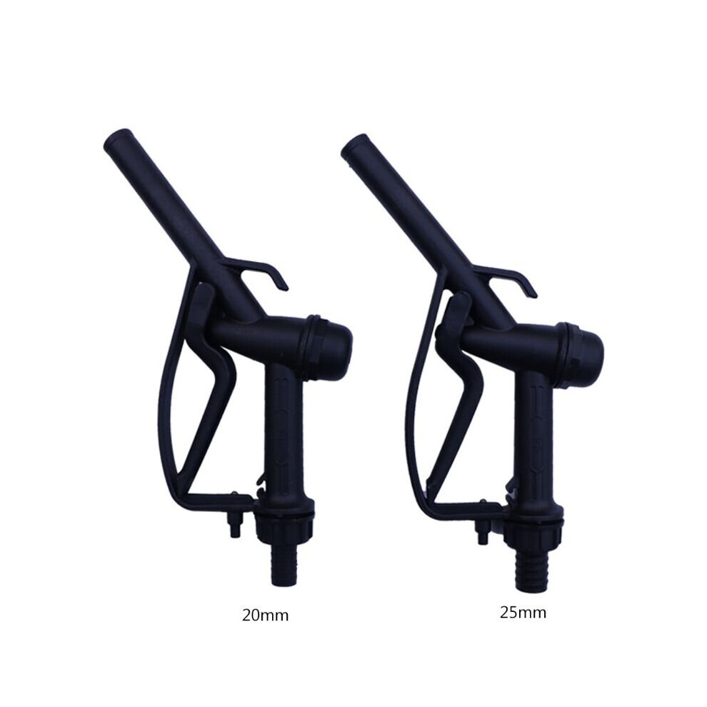 Plastic Manual Heavy Duty Fuel Nozzle Gun With Hook 25Mm / 20Mm 1" 3/4" Straight Spout -Diesel & Gasoline Nozzle, Max Flow 45L/M 5063131526394
