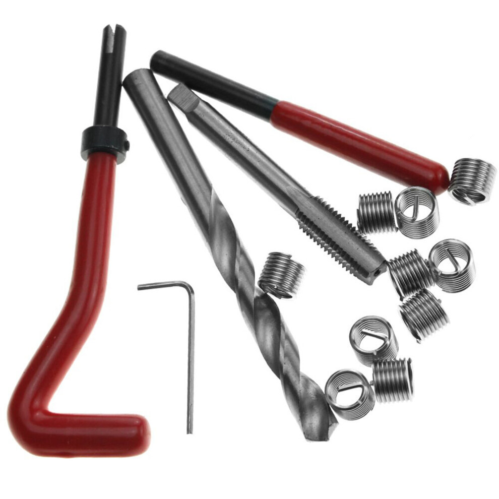 15/20/30Pcs Metric Thread Repair Insert Kit M5 M6 M8 M10 M12 M14 Helicoil Car Pro Coil Tool M5 * 0.8 Car Styling 5063131529487