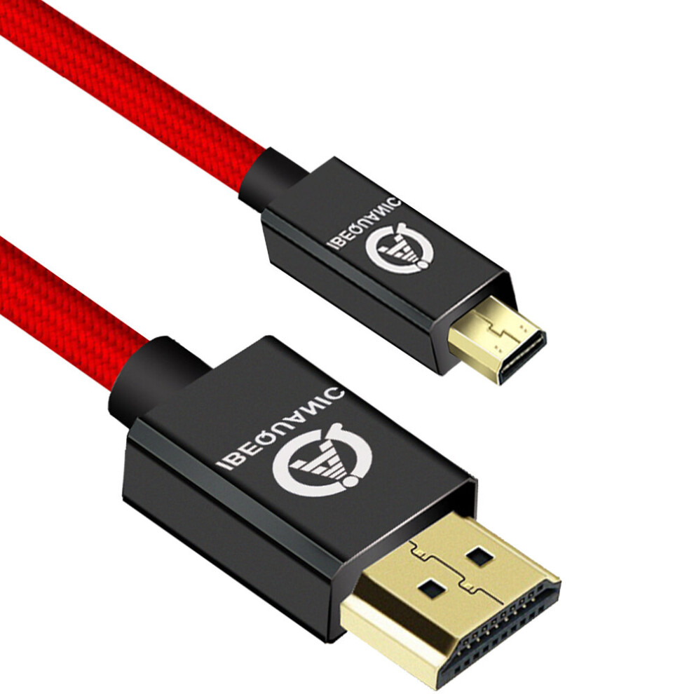 Micro Hdmi-Compatible 2.0 4K 1080P High Speed Micro Hdmi-Compatible Cable For Hdtv Gopro Projector Camera 5063131577723