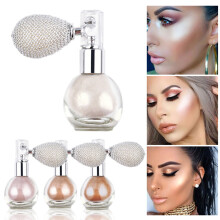 Highlighter Powder Spray High Gloss Glitter Powder Spray Shimmer Sparkle Powder Makeup for Face Body