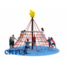 Rope Climber children outdoor climbing set play equipment ,Outdoor Playground Web climber OP16-238C