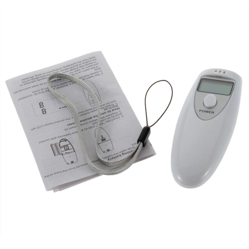 Pocket Digital Alcohol Breath Tester Analyzer Breathalyzer Detector Test Testing 5063131614831
