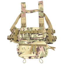 Tactical MK3 Chest Rig Men Vest Micro Chassis SACK Pouch H Harness M4 AK Magazine Insert Airsoft Paintball Accessories Hunting