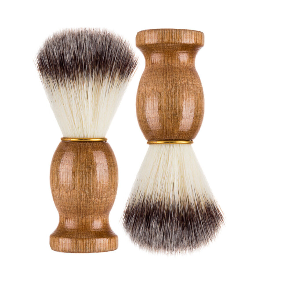 Wejoy Badger Hair Men's Shaving Brush Barber Salon Men Facial Beard Cleaning Appliance Shave Tool Razor Brush With Wood Handle