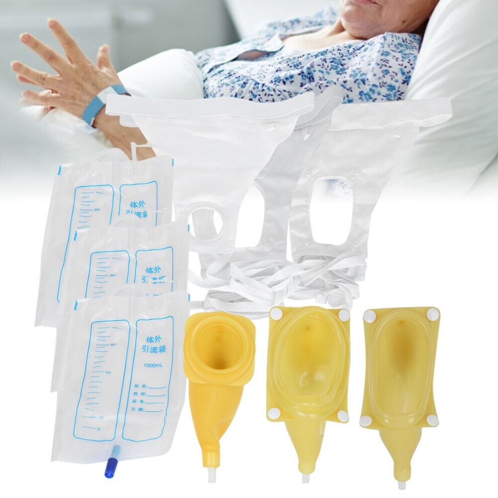 Medical Silicone Urine Collector Bag Adults Urinal with Urine