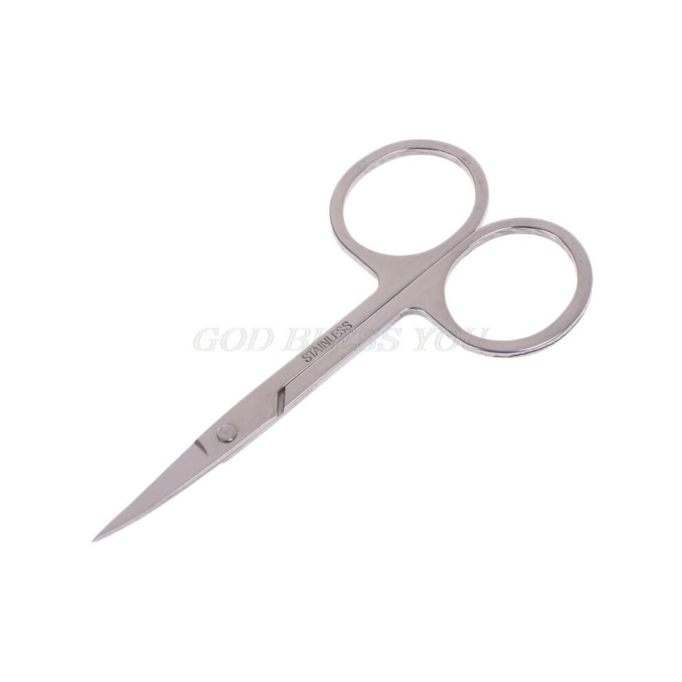 Wejoy Qiaoyan Professional Nail Scissor Manicure For Nails Eyebrow Nose Eyelash Cuticle Scissors Curved Pedicure Makeup Tools