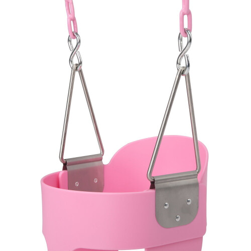 Swing Set Stuff Highback Full Bucket Swing Pink 1