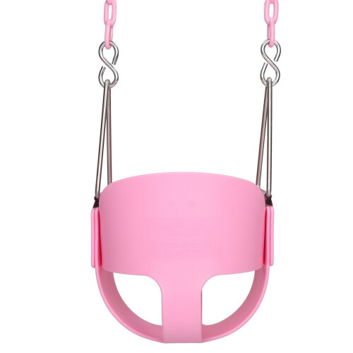 Swing Set Stuff Highback Full Bucket Swing Pink 2