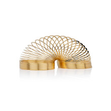 2 INCH Gold Coil Relief Stress 3D Spring Toy Magic Rainbow Slinkys Spring