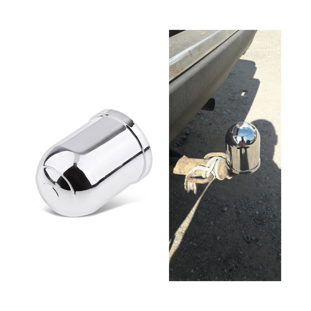 50Mm Chrome Tow Bar Ball Cover Car Towing Hitch Towball Plastic Cap Car Replacement Parts 5063131440744
