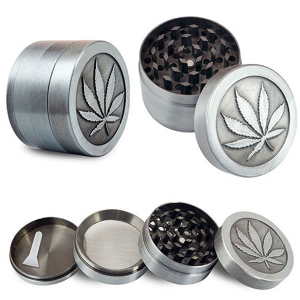 Wejoy 4 Layer Zinc Alloy 40Mm Herb Grinder Spice Grass Weed Tobacco Smoke Grinders For Men Smoking Accessories
