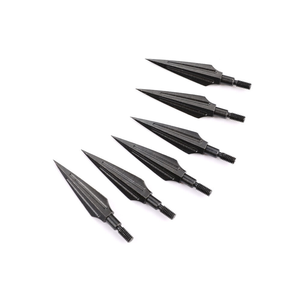 6pcs/3pcs Carbon Steel Arrow Head Broadhead Tips Arrow Point Archery Arrowheads for Compound Bow Crossbow Recurve Bow Hunting