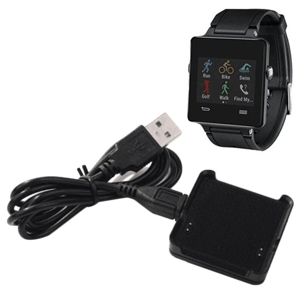 Cradle Charger Charging Dock For Garmin Vivoactive Smart Watch With Usb Cable 5063131637670