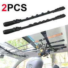 Car Mounted Storage Rack Fishing Rod Gear Holder Vehicle Fishing Rod Rack Holder Strap Storage Rest Belt Carrier for SUV Vans