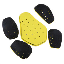 5Pcs EVA Back Protector Motorcycle Shoulder Elbow Back Protection Pad Racing Safety Bike Riding For Motorcycle And So On