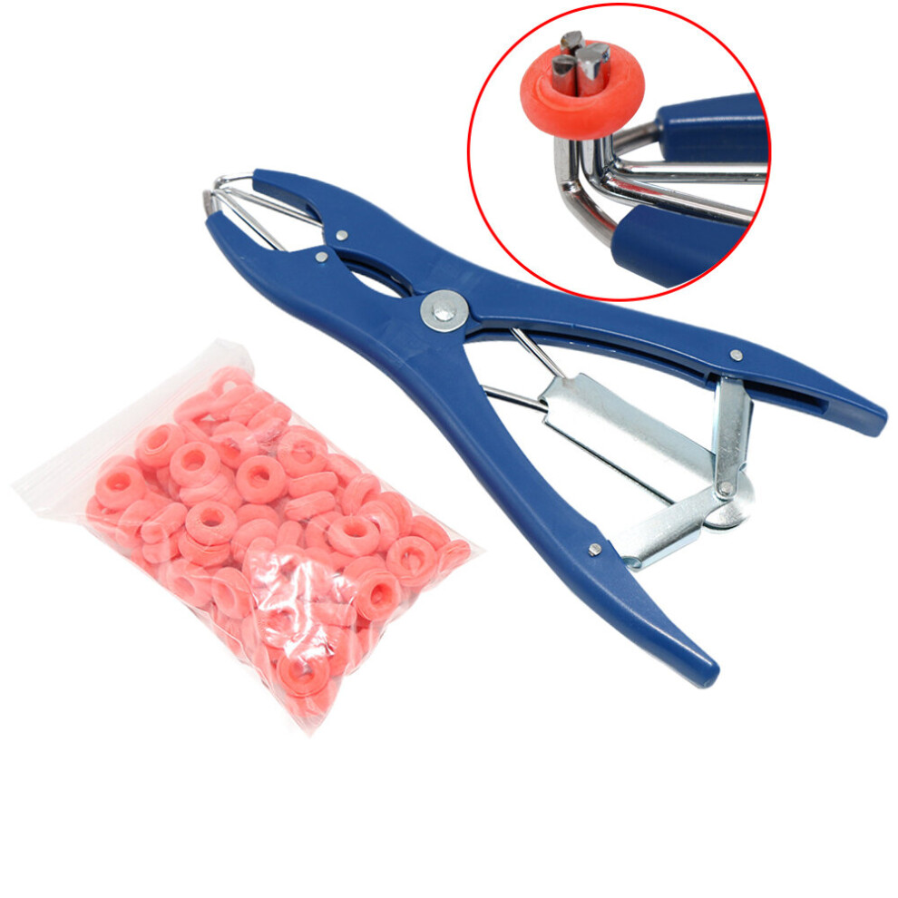 Farm Animal Livestock Sheep Tail Docking Clamp Bloodless Castration Pliers And Tail Docking Castration Ring Expansion Clamp 5063131565959